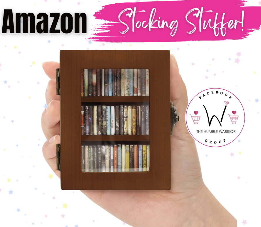 Shakeable Anxiety Mini Bookshelf Ornament