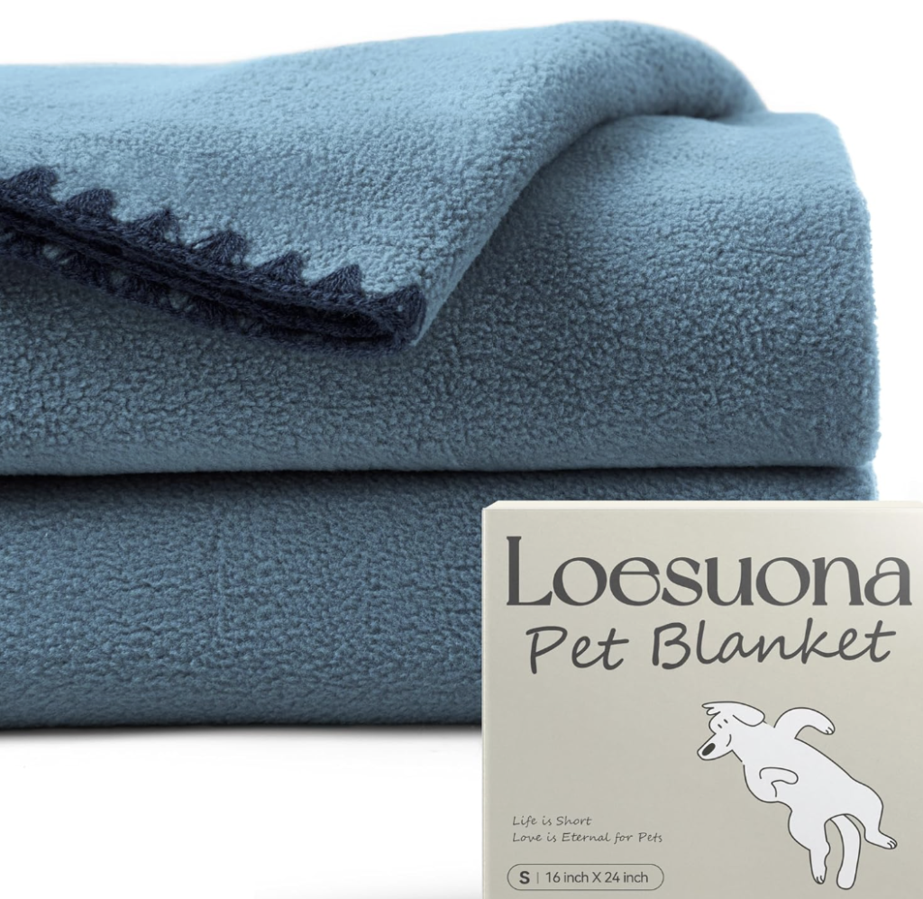 2-pack Super Soft Fleece Dog Blanket