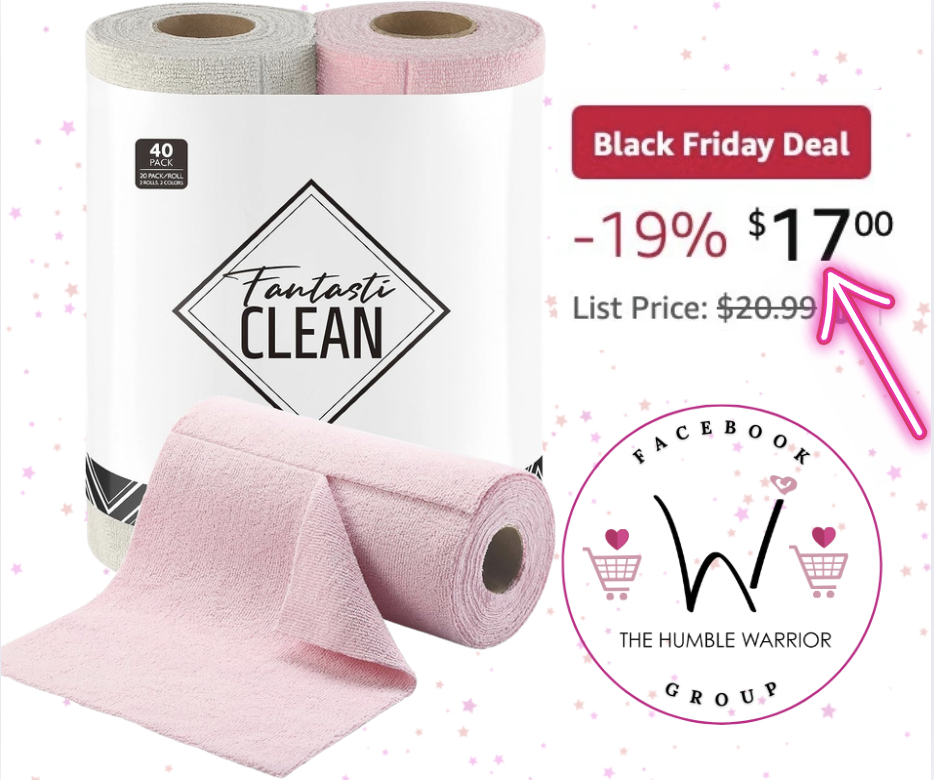 40-Pack of Reusable Dish Cloths!
