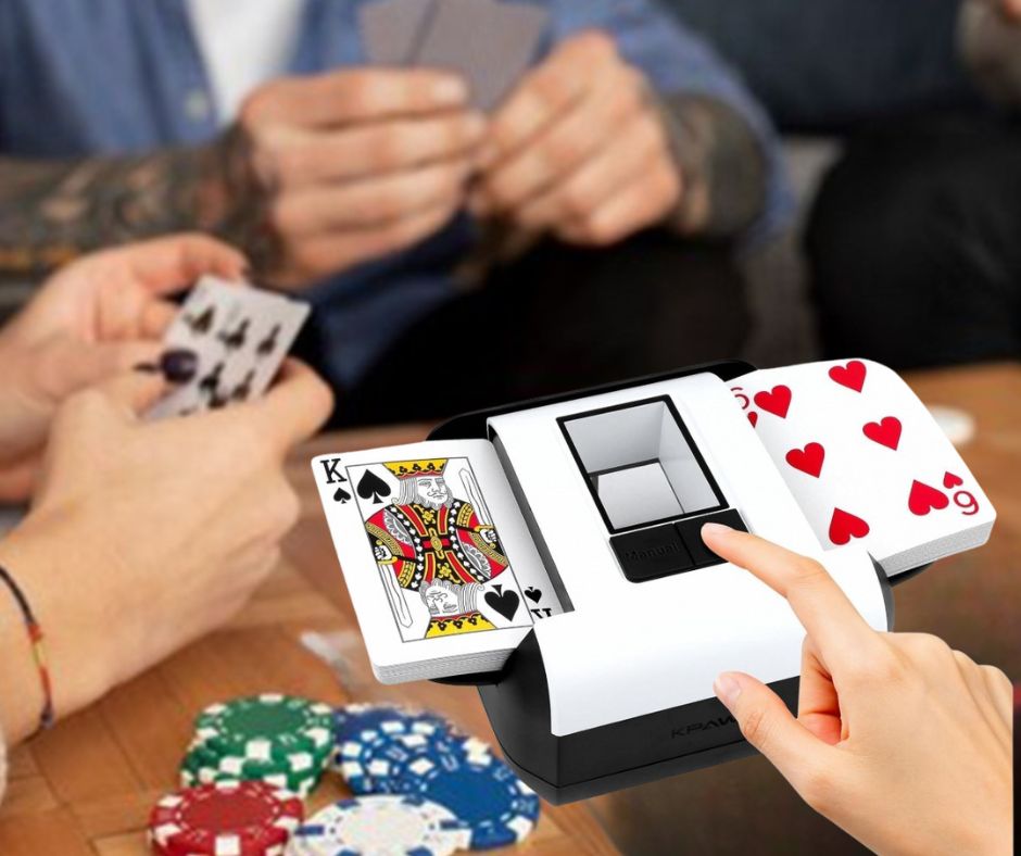Automatic card shuffler!