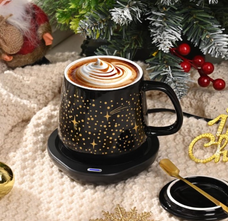 Electric Coffee Mug & Warmer Set!