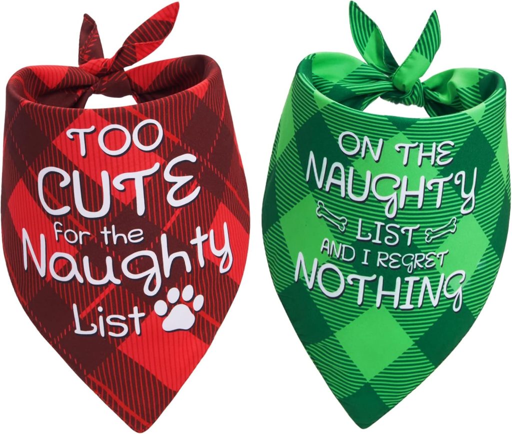 Dog Christmas Bandanas