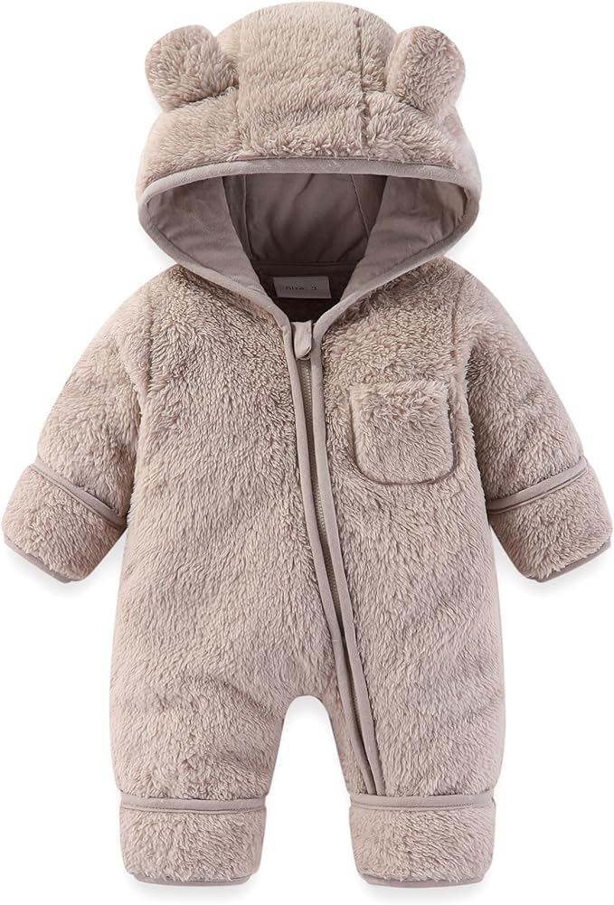 Cozy Cuteness: Baby Bear Winter Romper