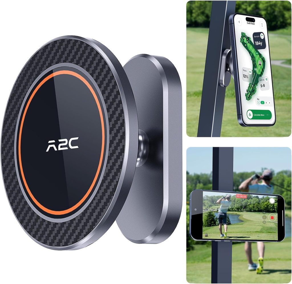 Magnetic Golf Cart Phone Holder