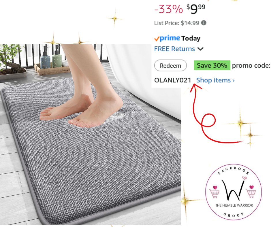 Memory Foam Bath Mat