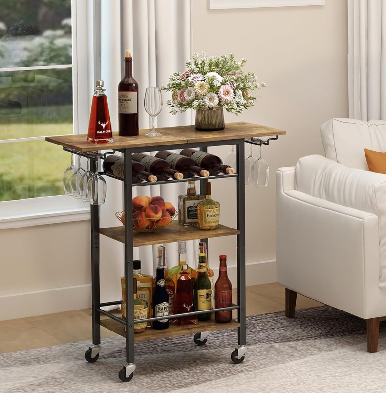 3 Tier Mobile Beverage Cart!