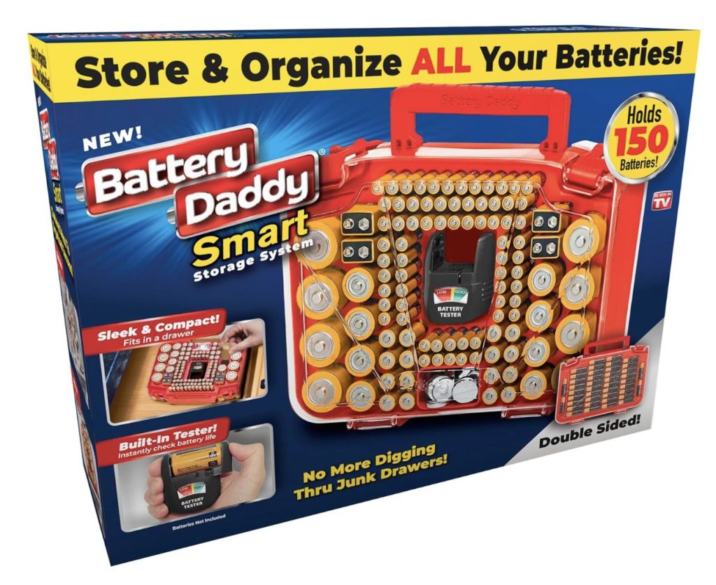 Ontel battery organizer