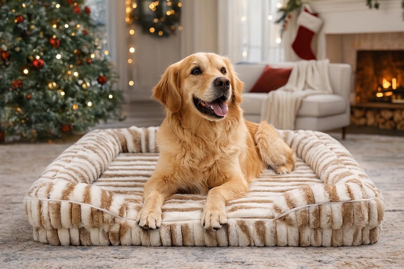 XL memory foam dog bed