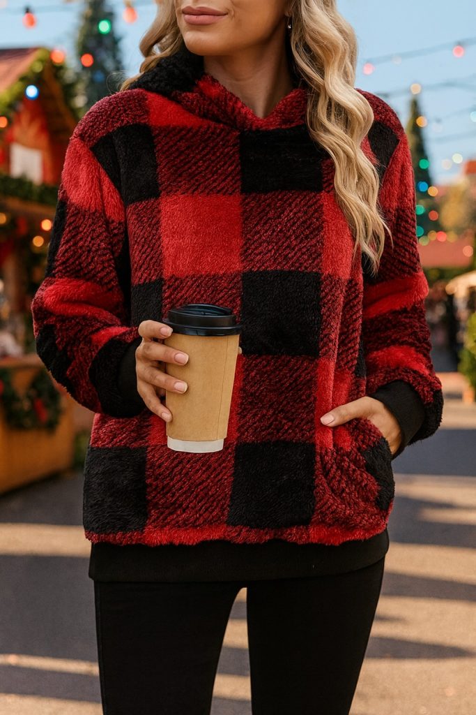 fleece hoodie