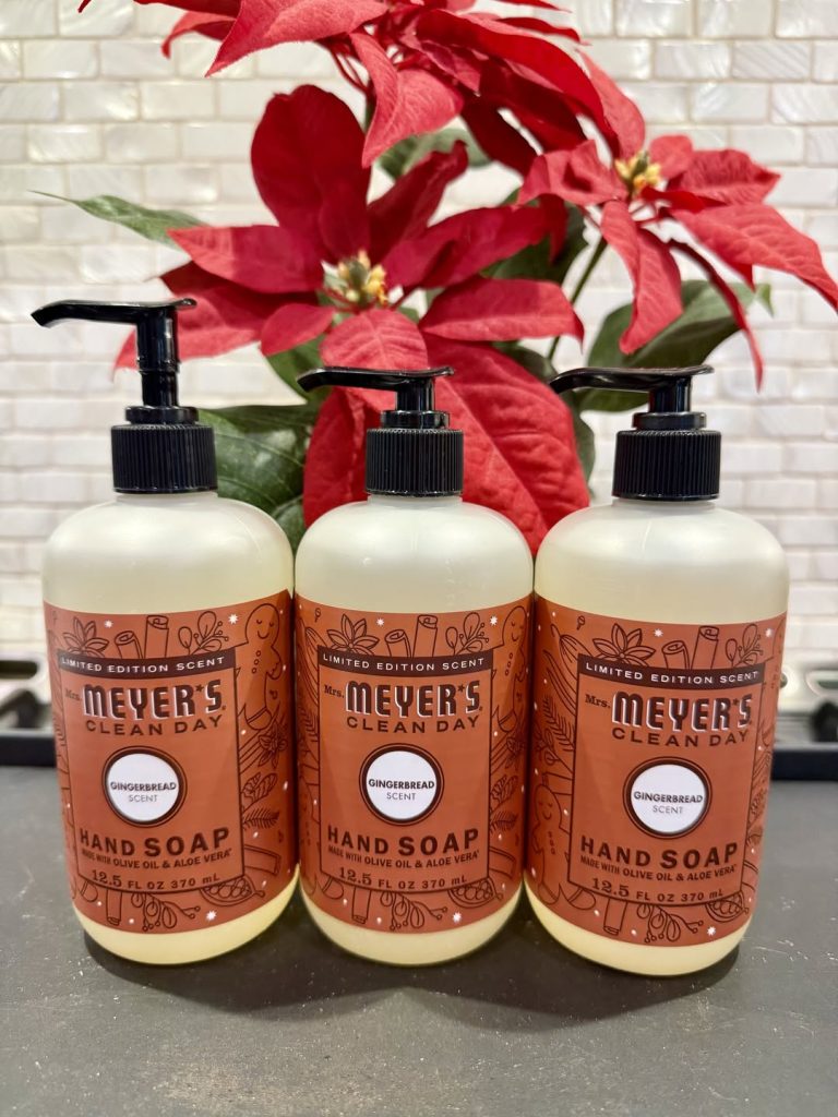 three pack of Mrs. Meyers
