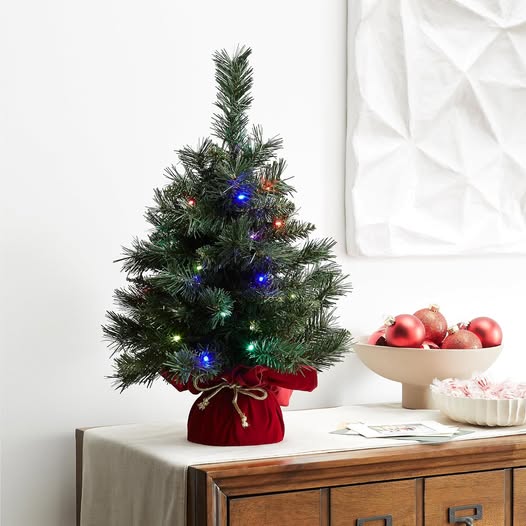 National Tree Company 24” Pre-Lit Majestic Fir Artificial Christmas Tree