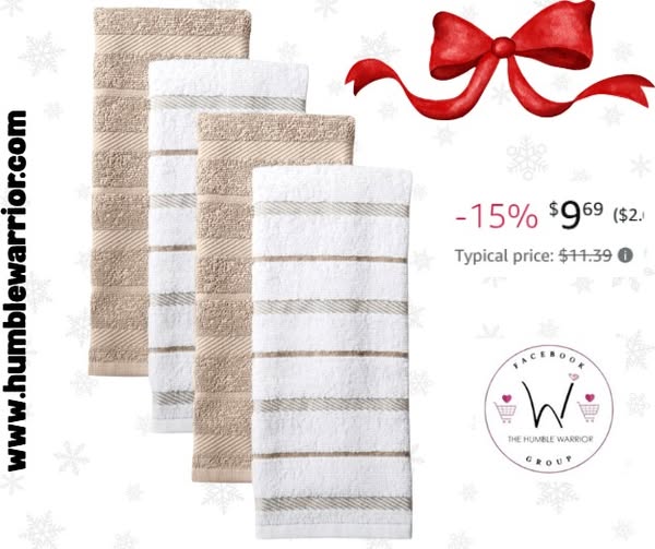 KitchenAid Albany Kitchen Towel 4-Pack Set