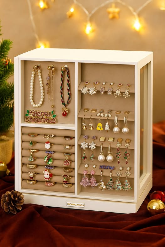 360° rotating jewelry box
