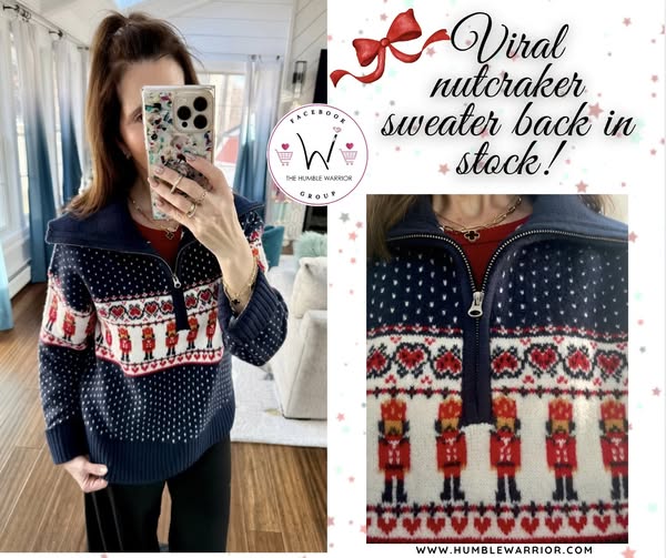 nutcracker sweater