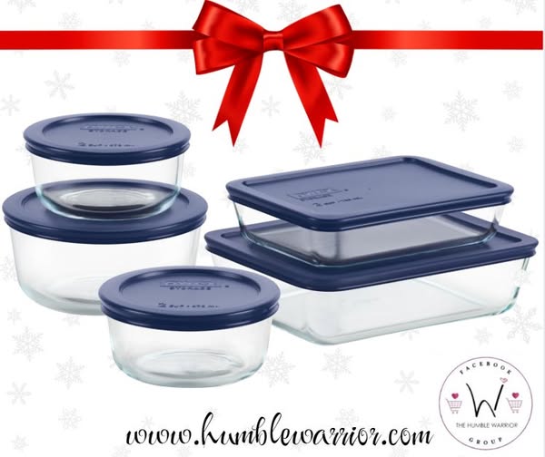 Pyrex glass containers