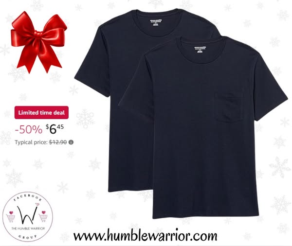Amazon Essentials Men’s Slim-Fit Short-Sleeve Crewneck T-Shirt
