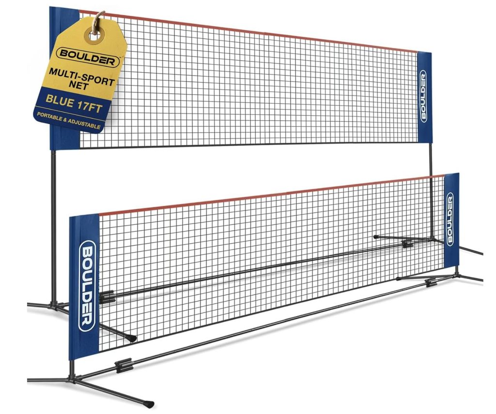 badminton, pickleball and tennis net