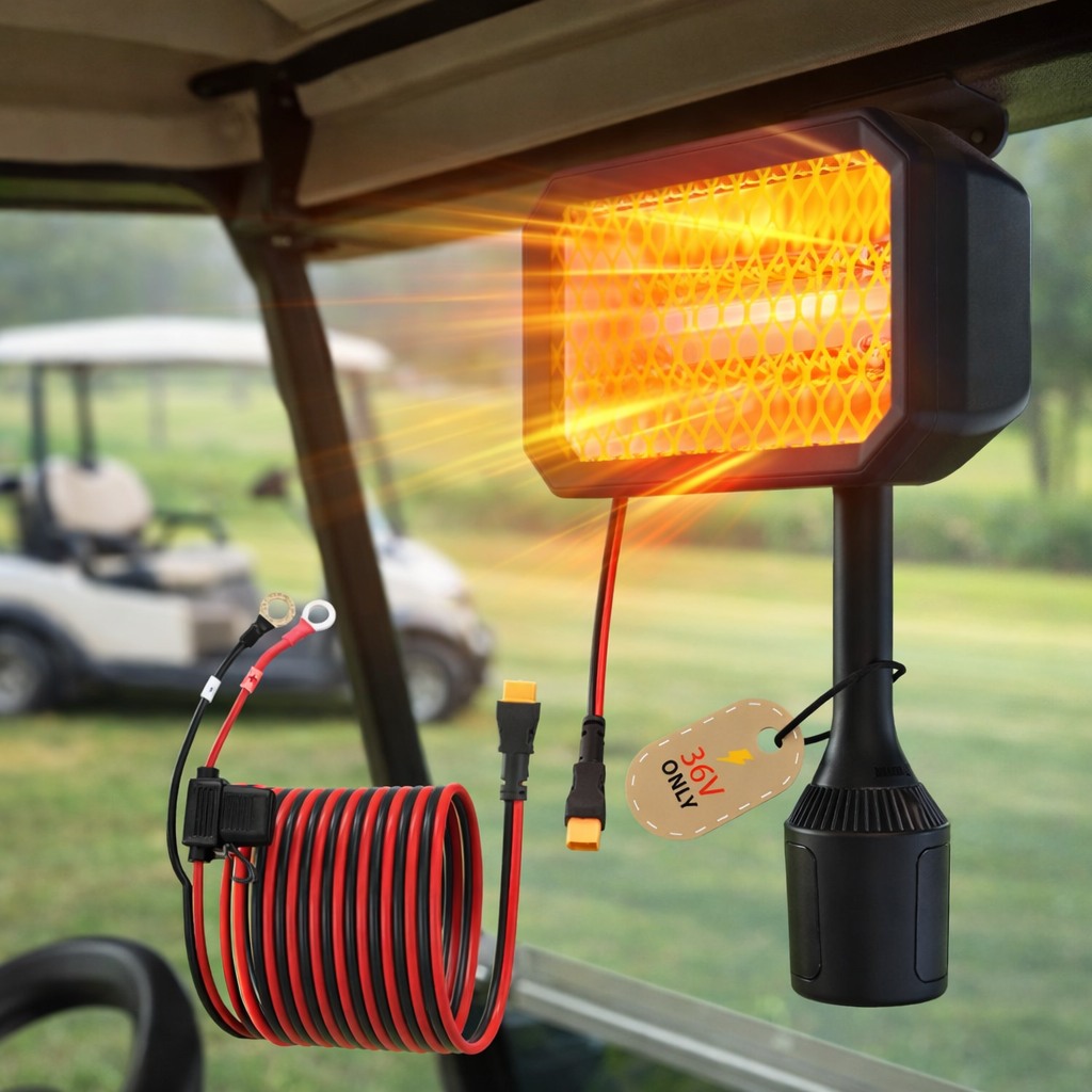a heater for your golf cart!