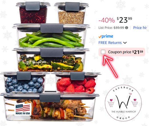 Rubbermaid Brilliance Food Storage containers