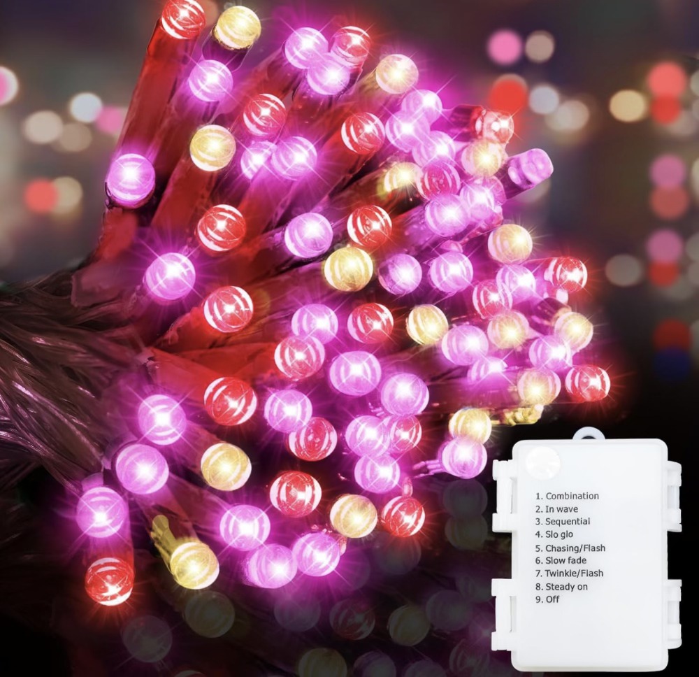 Valentine’s Day string lights