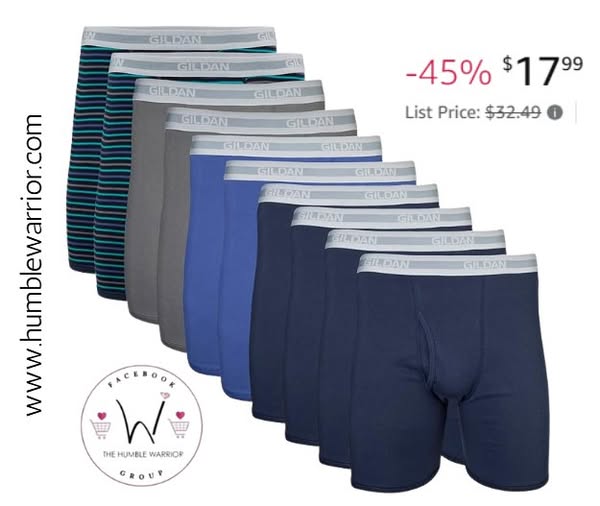 Gildan Classic Length Boxer Briefs