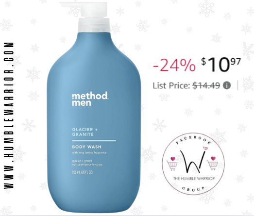 Method Men Body Wash in Glacier + Granite