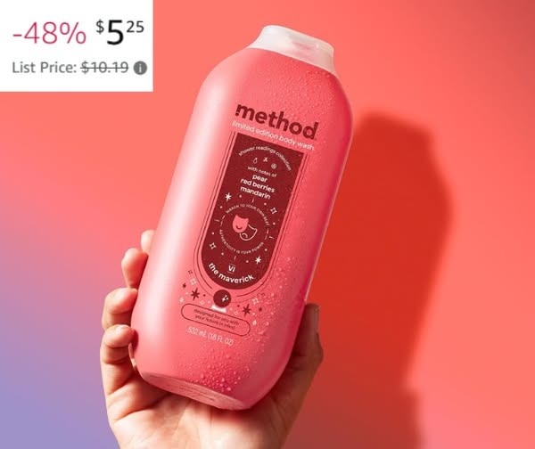 Method’s Limited Edition Shower Readings Body Wash