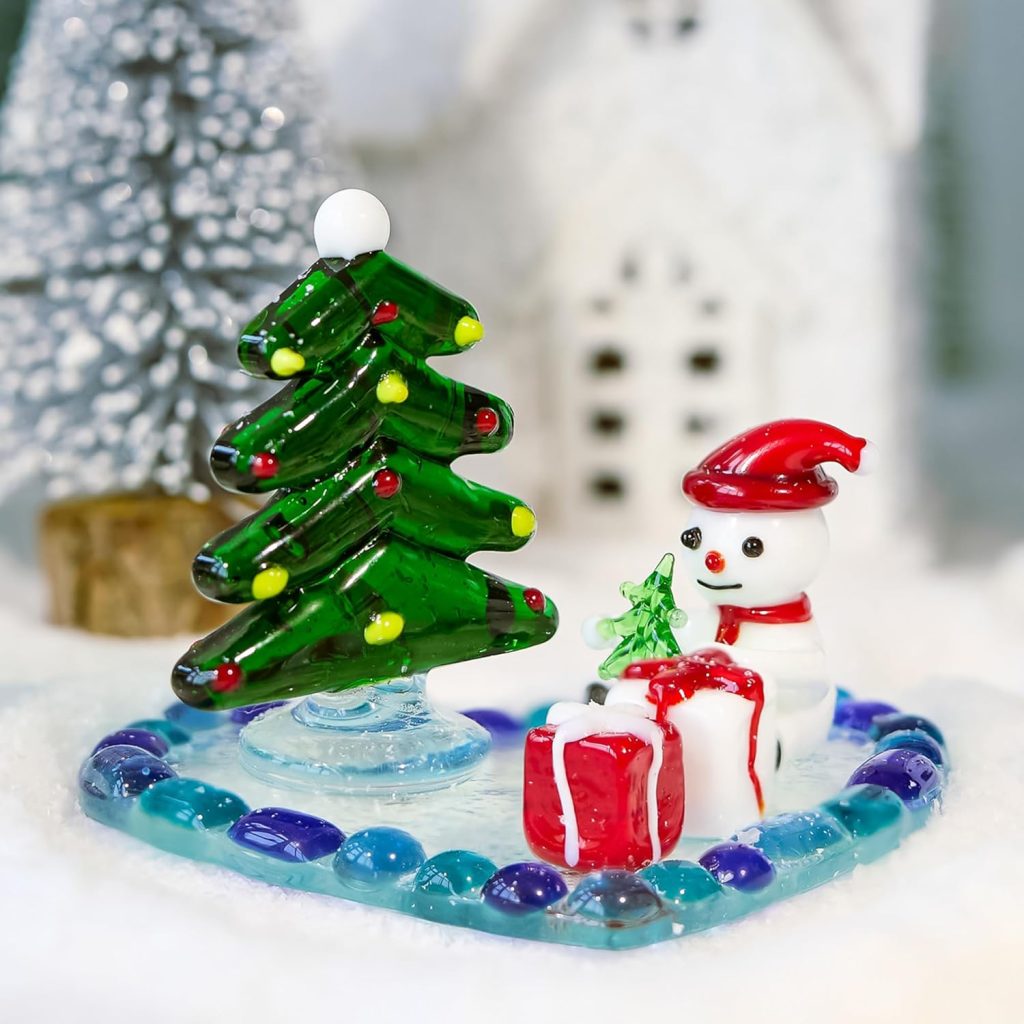 Blown Glass Christmas Figurine
