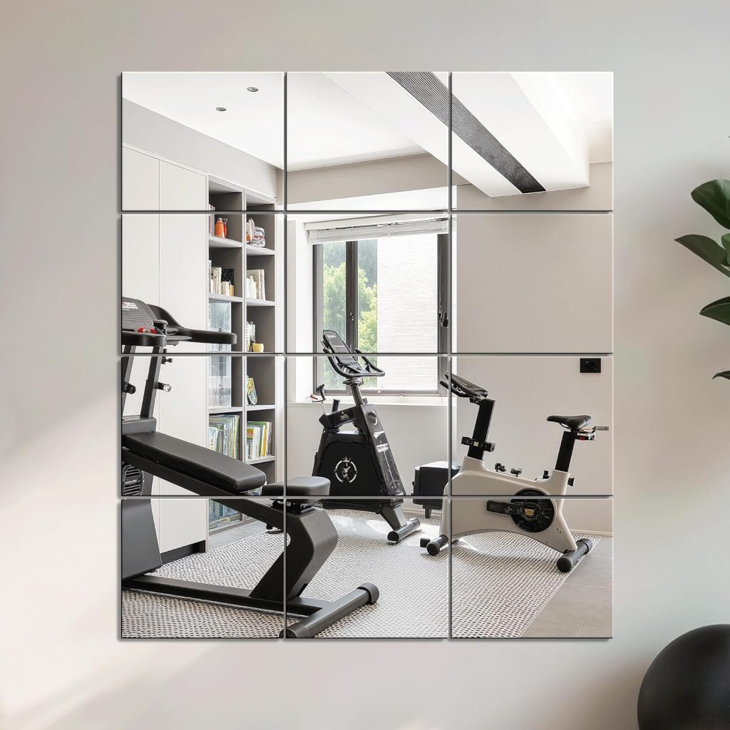 Self-Adhesive Mirror Tiles!