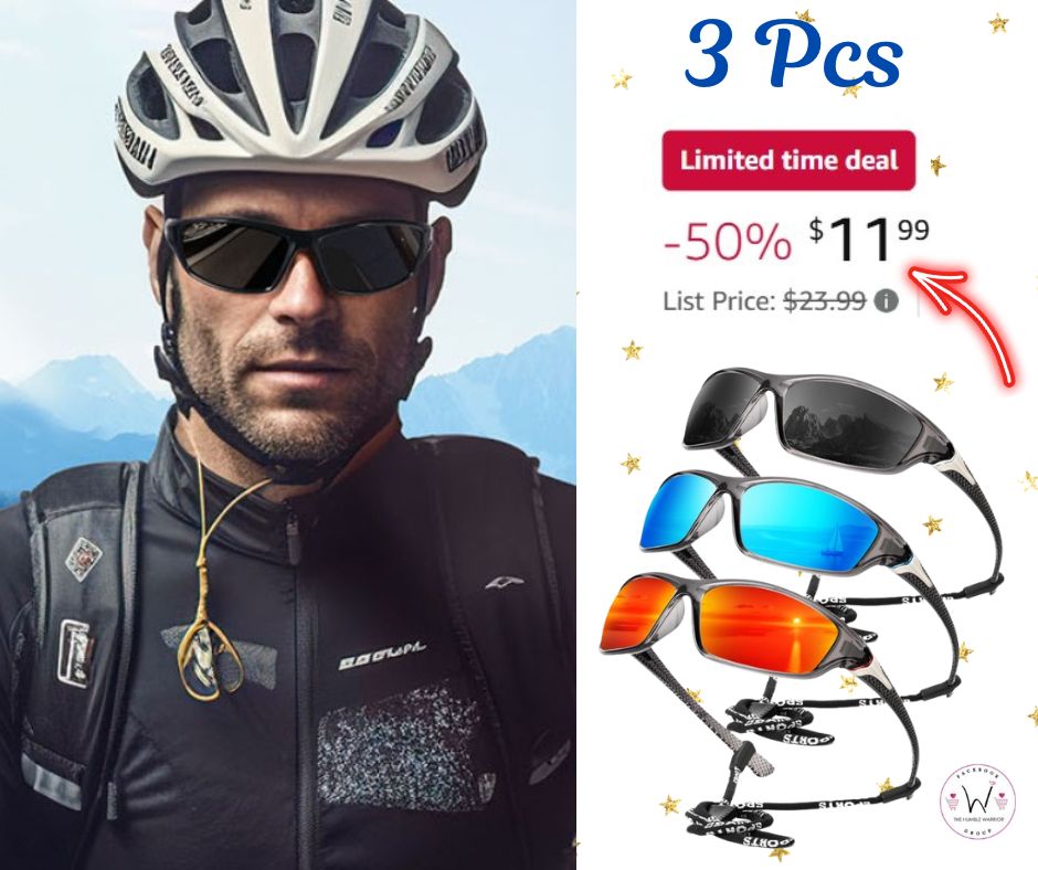 KALIYADI Polarized Sports Sunglasses for Men!