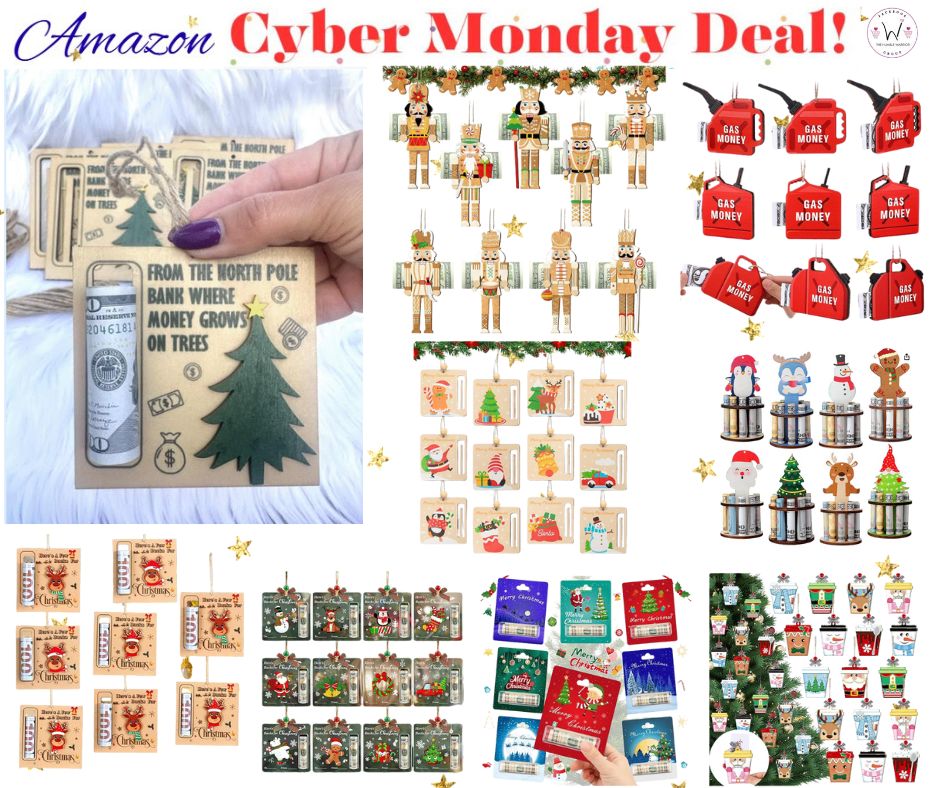 Christmas money holder ornaments!