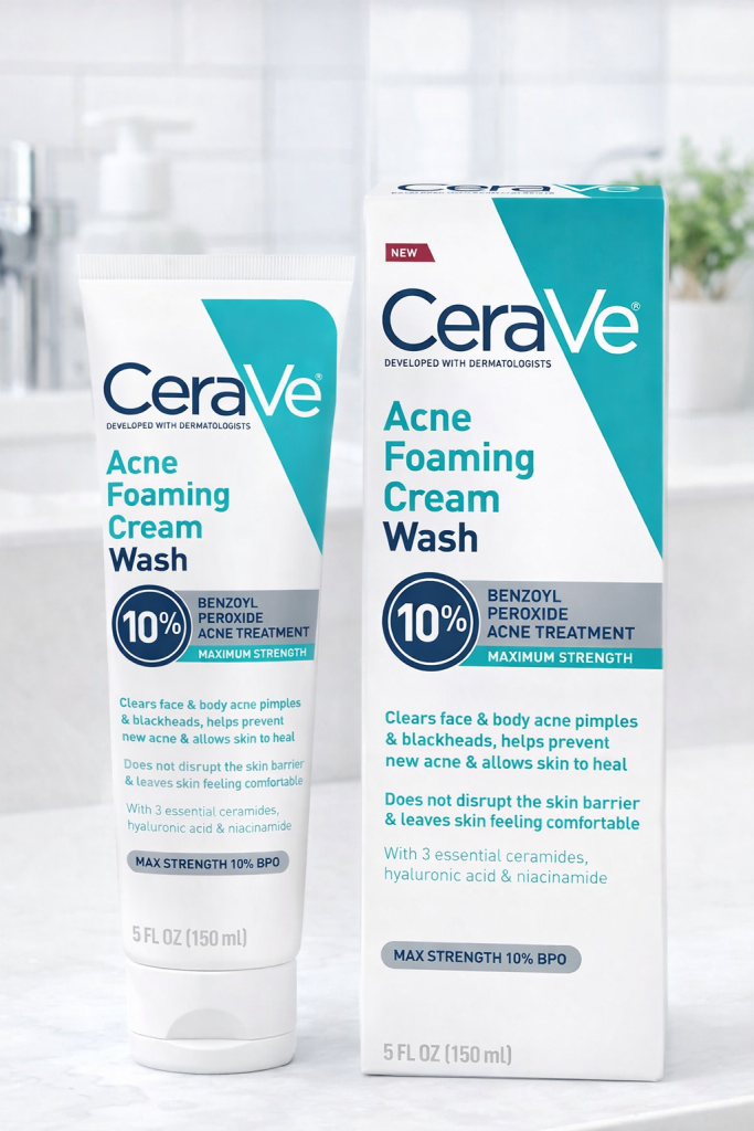 CeraVe Acne Foaming Cream Wash