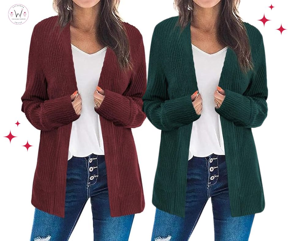 Open Front Cardigan