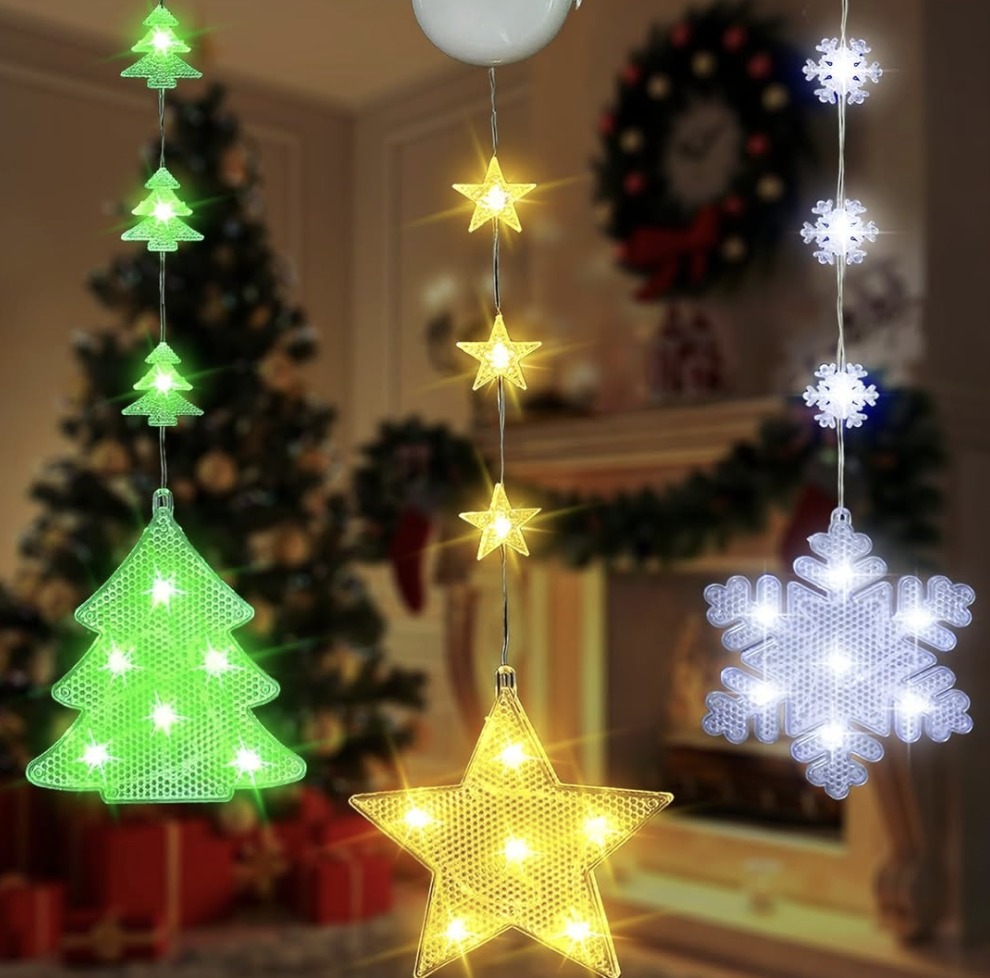 3-piece Christmas Window Lights