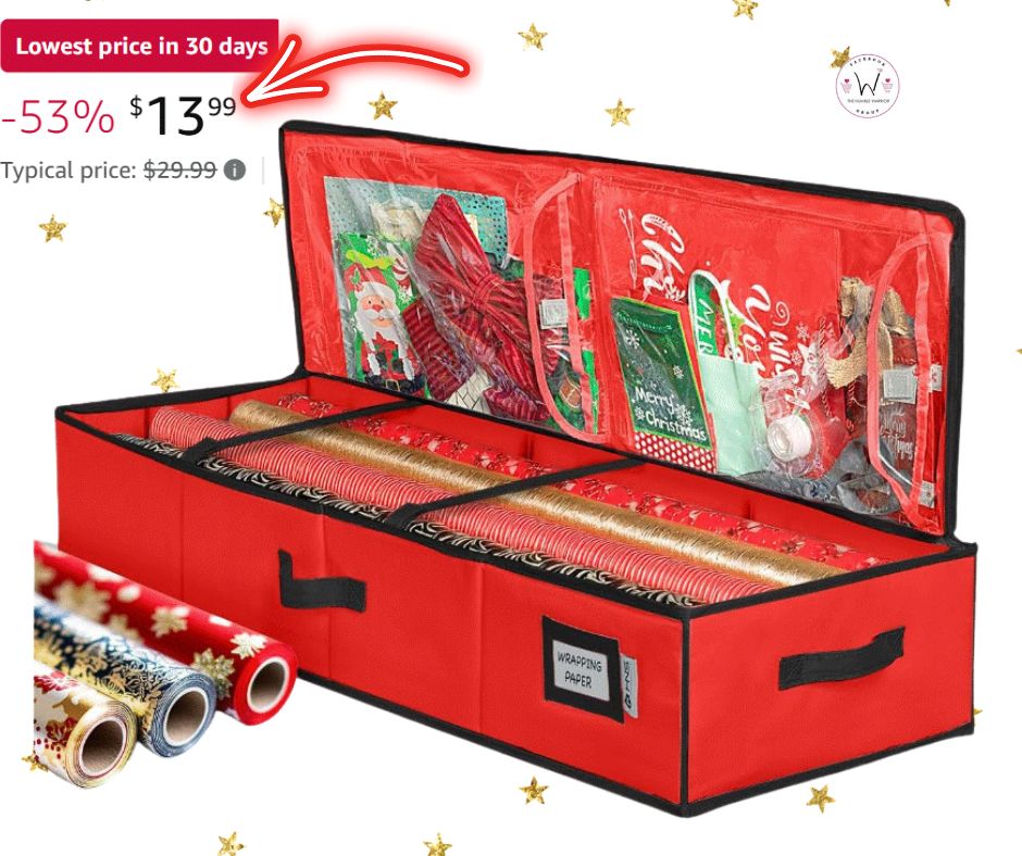 Premium Wrapping Paper Storage Organizer!