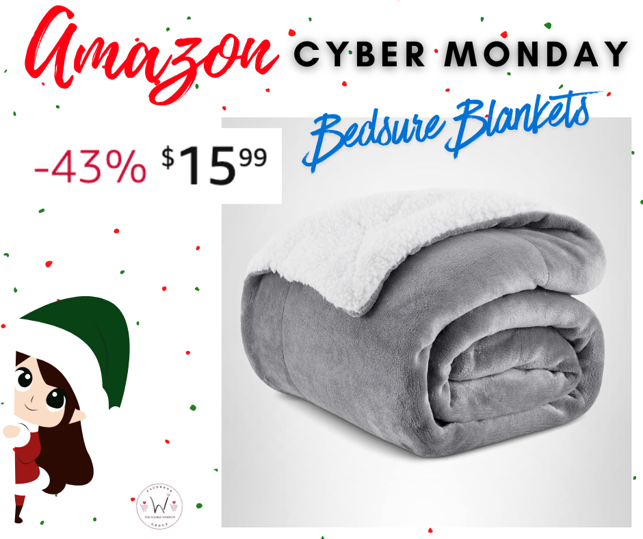 ️️ Sherpa Fleece Throw Blanket ️️