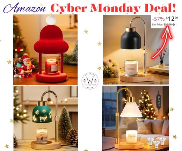 Candle wax warmer lamps!