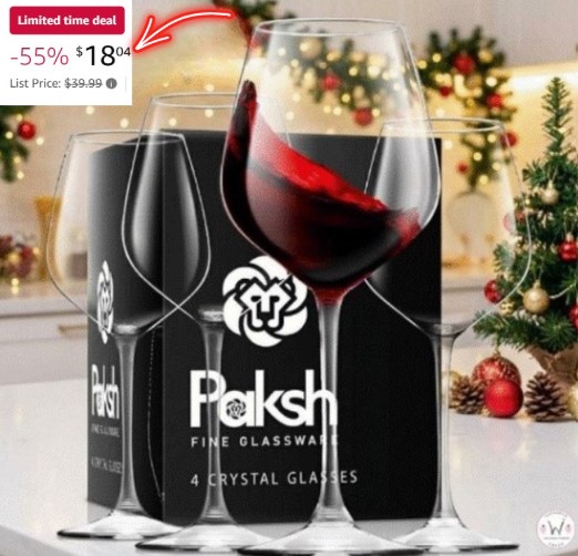 Set of 4 Paksh Novelty Italian Glasses!