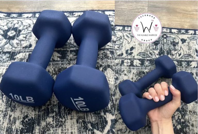 Amazon Basics Neoprene dumbbells!