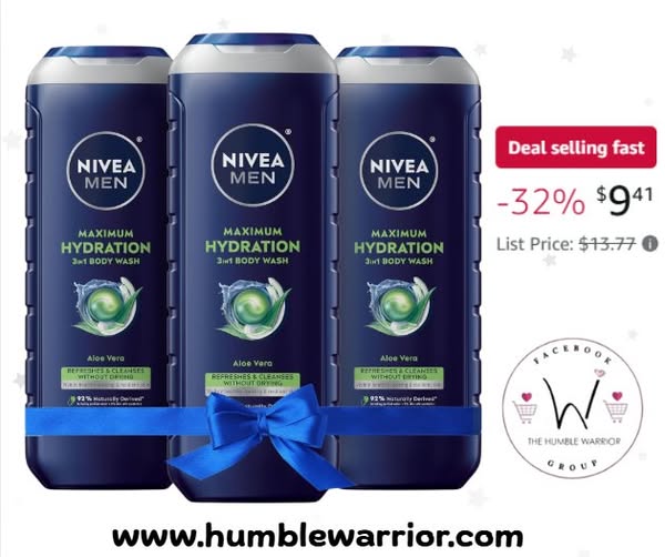 NIVEA MEN Maximum Hydration Body Wash