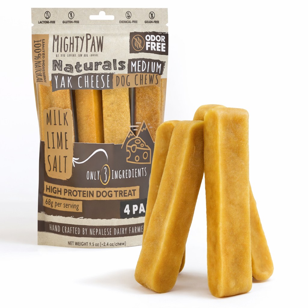Mighty Paw Yak Cheese Chews for Dogs