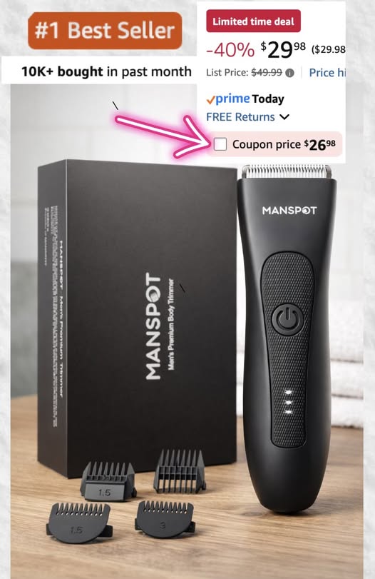 MANSPOT Manscape hair trimmer