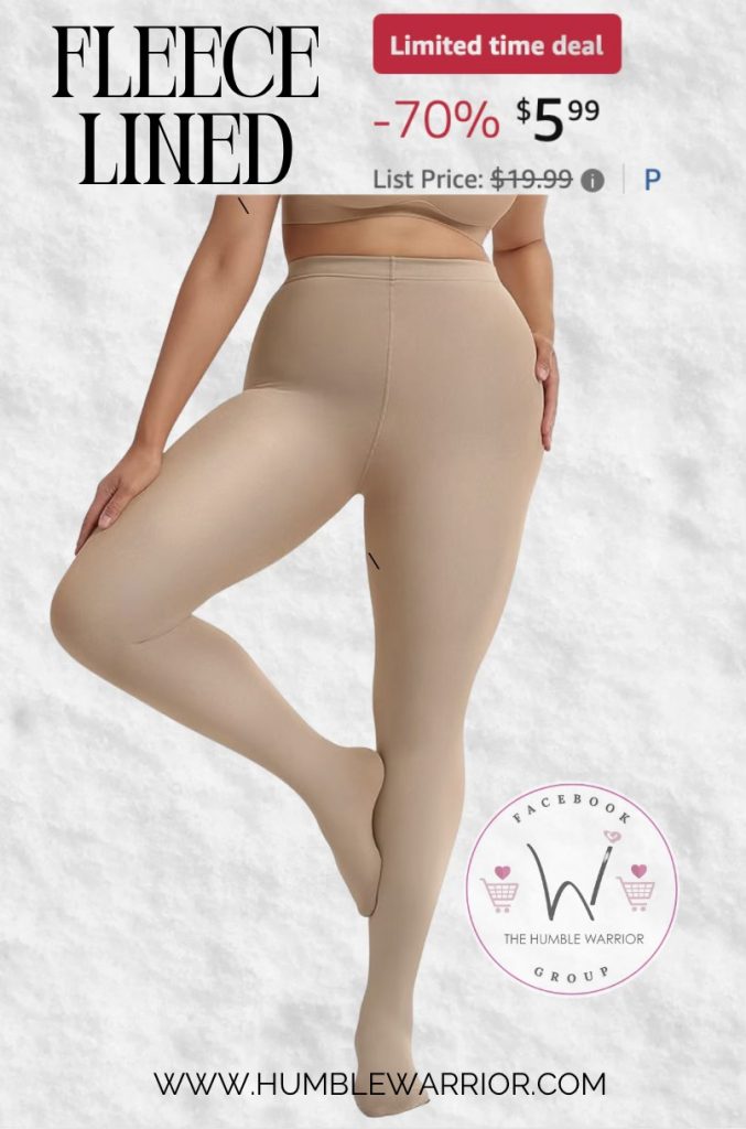 fleece lined tights