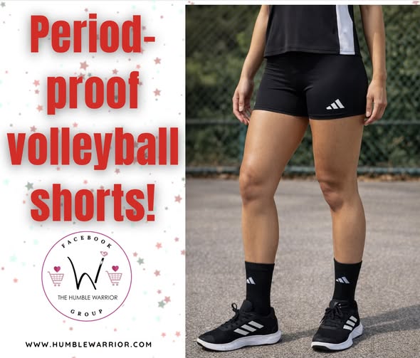 Adidas period proof volleyball shorts