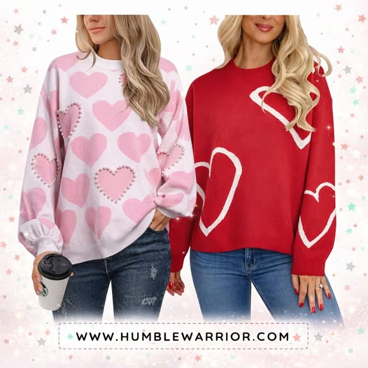 Valentine’s Day sweaters