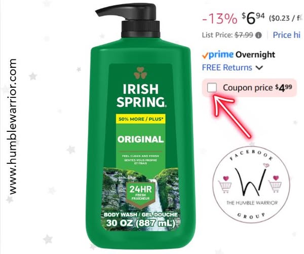 Irish Spring Original Moisturizing Body Wash