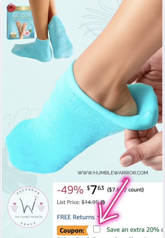 Love, Lori gel moisturizing socks