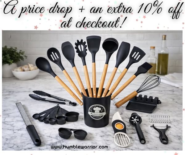 Astercook 39 piece utensil set
