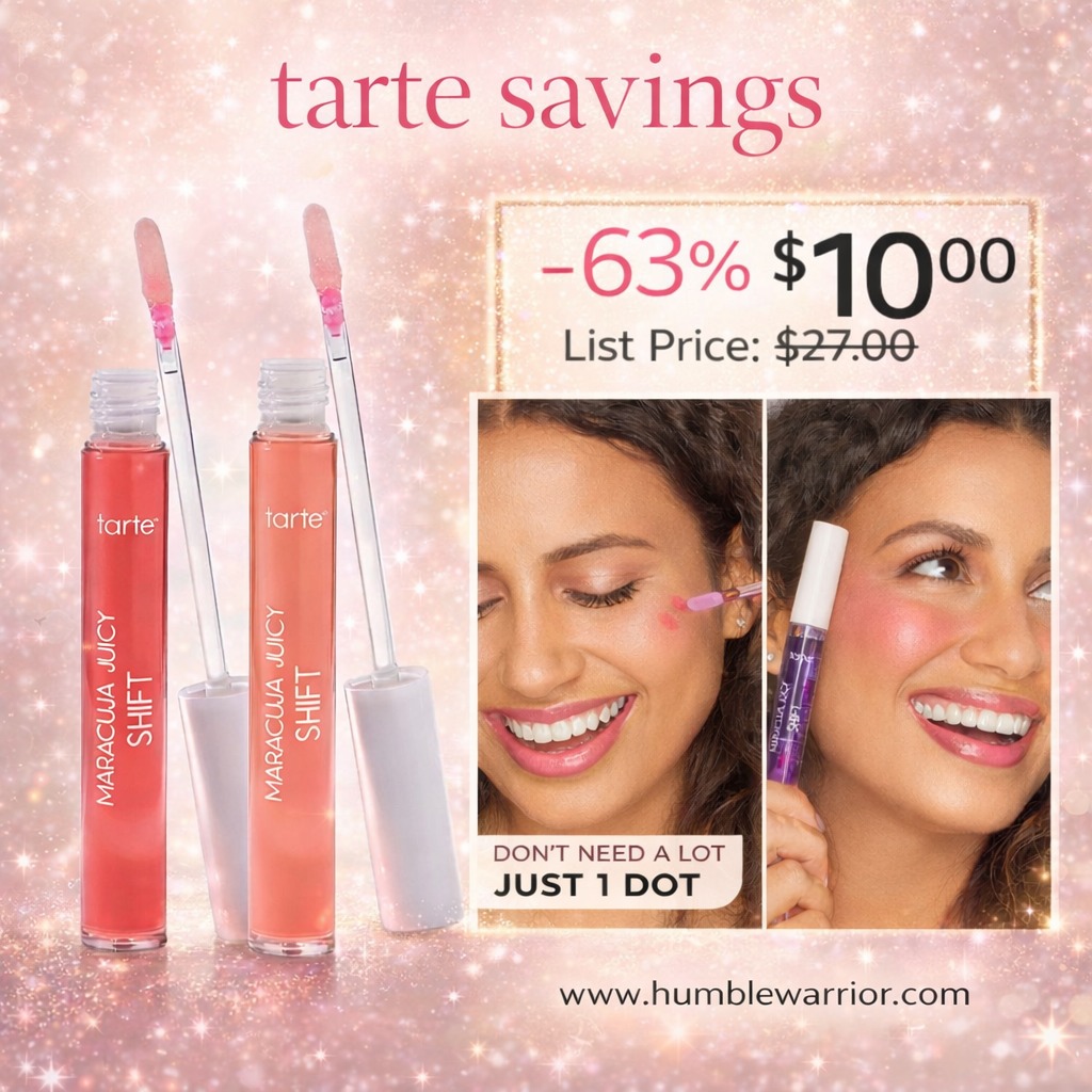 Tarte Maracuja Juicy Lip & Cheek Shift