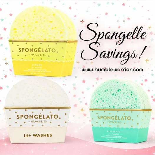 Spongelato Loofah exfoliating body scrubber